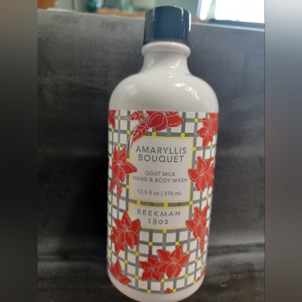 Beekman 1802 Amaryllis Bouquet Goat Milk Hand & Body Wash  12.5 oz. NEW
